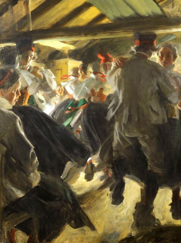 Dance in the Gopsmorkate, Anders Zorn